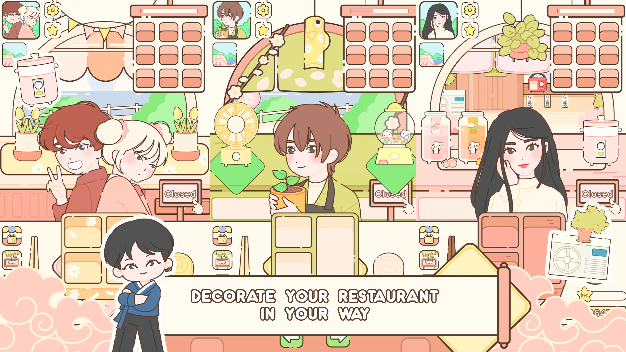 Kawaii bento friends: Cooking screenshot